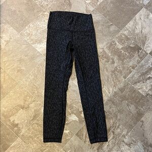 Lululemon Black Patterned Leggings